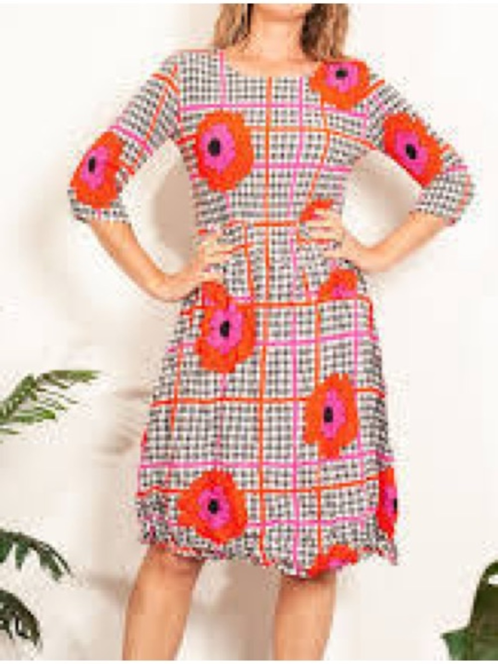 ALQUEMA 3/4 SLEEVE SMASH DRESS